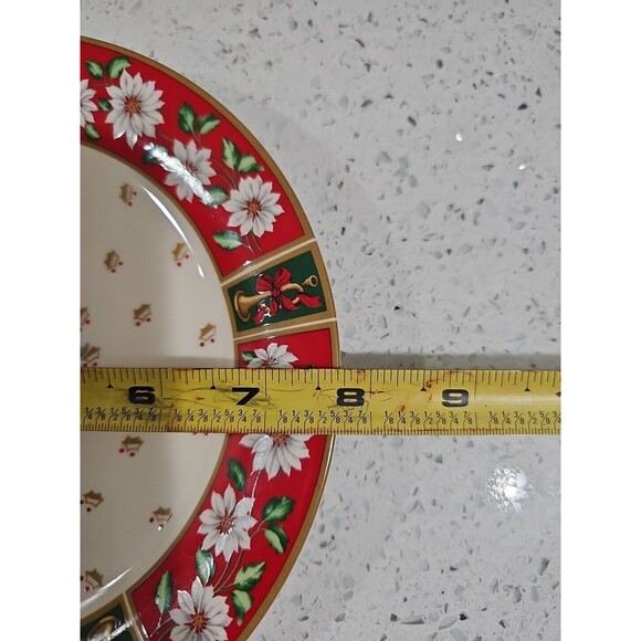 Kobe Charlton Hall Classic Traditions Christmas Plate 7 3/4” Rocking Horse EUC - Picture 4 of 4